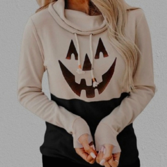 Tops - 🎃Cowl Neck Pumpkin Top🎃